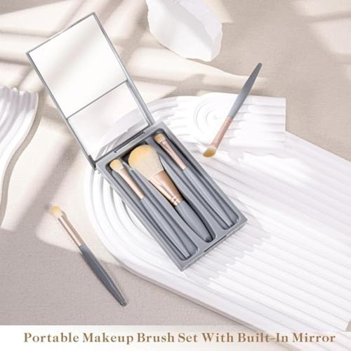 Nuevo Set De 5 Brochas De Maquillaje Sintéticas