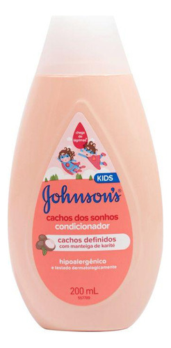 Condicionador Johnson's Cabelos Cacheados 200ml