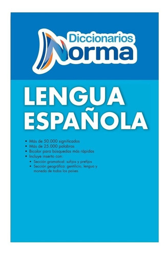 Imagen 1 de 1 de Diccionario Lengua Española Norma