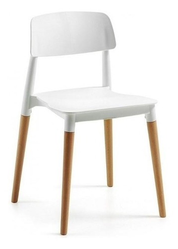 Silla De Comedor Milan Novara Diseño Nordico Moderno Madera