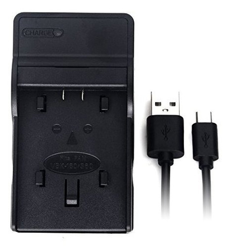 Cargador Usb Ultra Delgado Vw-vbk180 Para Panasonic Hdc-hs60