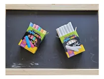 Comprar Pizarra Tiza Infantil Niños + Tizas Blancas + Tizas Color