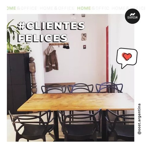 Imagen 3 de 4 de Pack X 4 Silla De Comedor Diseño Master