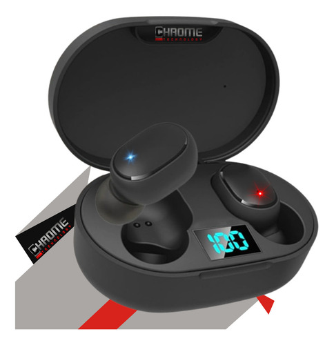 Fone De Ouvido Bluetooth Marca Chrome Technology Sem Fio Tws Som Imersivo Bateria De Longa Duração E Conexão Ultra Rápida Com Tecnologia 5.0