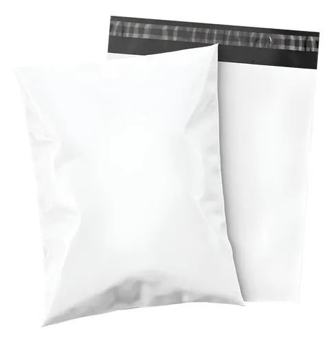 Envelope Segurança 40x50 100und Coex Branco Saco Plástico Correio...