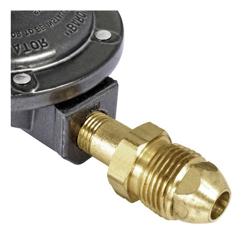 Kit De Regulador 1 VĂa De Gas Lp Con Manguera Flexible 1.5 M