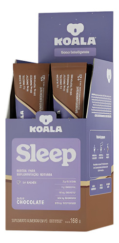 Koala Sleep Chocolate To Go 14 Sachês