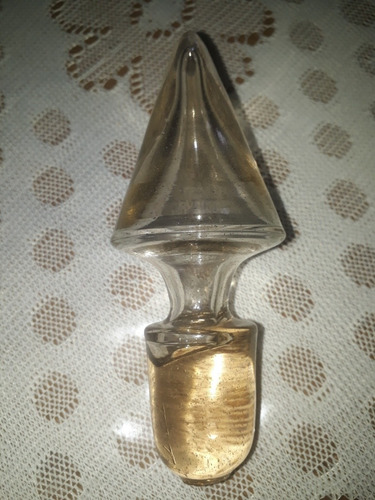 Antiguo Tapón De Vidrio Grande  