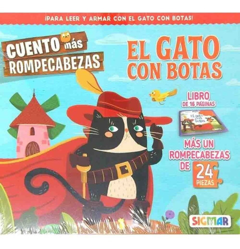 El Gato Con Botas - Cuento Mas Rompecabezas (imprenta Mayusc