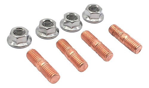 . Car ,50 Kit De Espárragos Roscados Tuercas De Brida Para