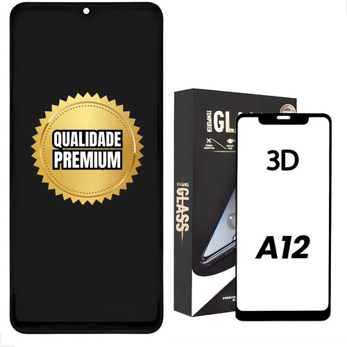 Tela Frontal Touch Display Lcd Compatível A12 A125m Ds +cola