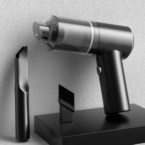 Mini Aspiradora Inalámbrica Portátil Usb Recargable 2 En 1 Negro