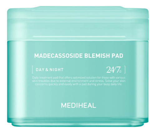 Mediheal Almohadilla De Tóner Madecassoside Blemish Pads Momento De Aplicación Día/noche Tipo De Piel Todo Tipo De Piel