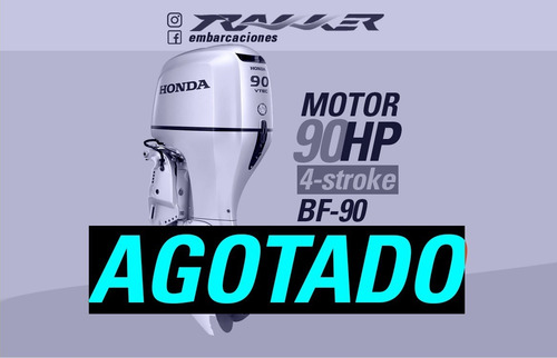 Motor Fuera De Borda Honda 90 Hp 4 Tiempos Trakker 2021