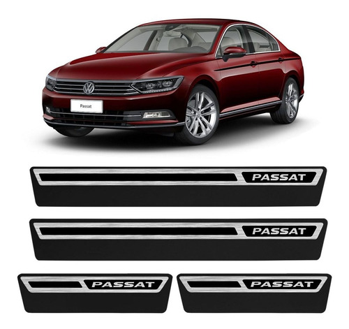 Soleira Premium Passat 2018 2019 2020 Escovada 4 Portas