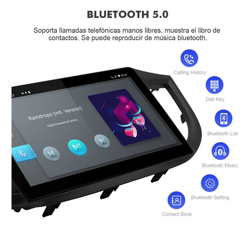 Estéreo 6+128g For Honda/crv/cr-v 2012-2016 4g Qled Carplay