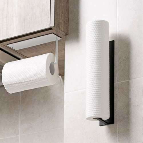 Imagen 4 de 5 de Soporte Porta Rollo Cocina Gancho Adhesivo De Pared Rxl