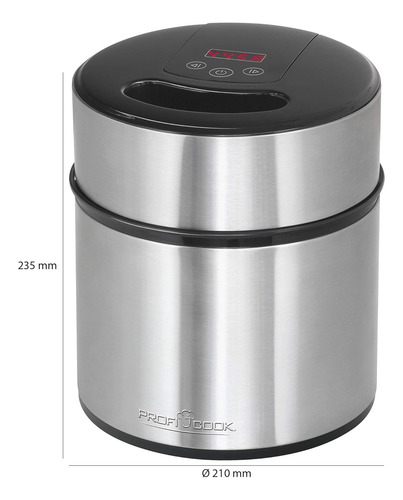 Proficook Pc De Icm 1140 Hielo Eléctrica 3 In1 Para Helado