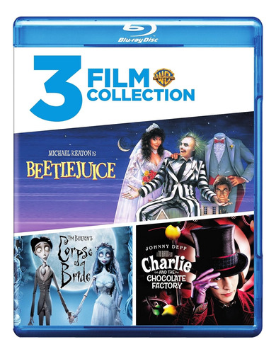 Blu Ray Beetlejuice Charlie Chocolate Factory Corpse Bride