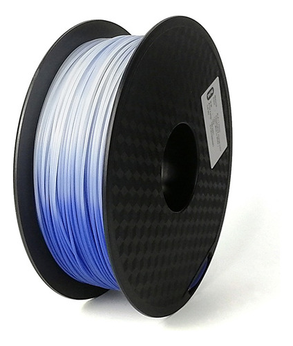 Filamento Abs 1.75 Mm De Temperatura Azul A Blanco Hello3d