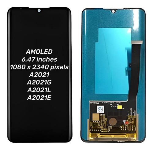 Tela De Toque Lcd Amoled Para Zte Axon 11 A2021 A2021g