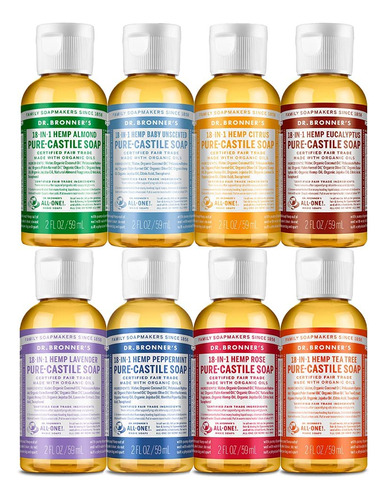 Juego De Jabón Líquido Para Regalo Dr. Bronner