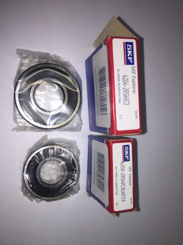 Imagen 1 de 2 de Combo Rodamientos Bolilleros Skf 6203 - 6204 X 20 Unidades