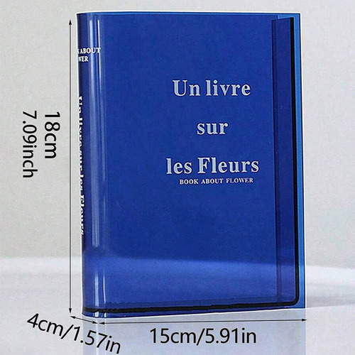 Vaso De Livro Para Flores Vaso De Acrílico Para Livros