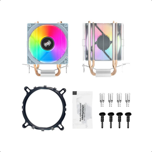 Disipador Cpu Cooler Aigo Ice200 Pro Rgb 90mm Para Intel Amd