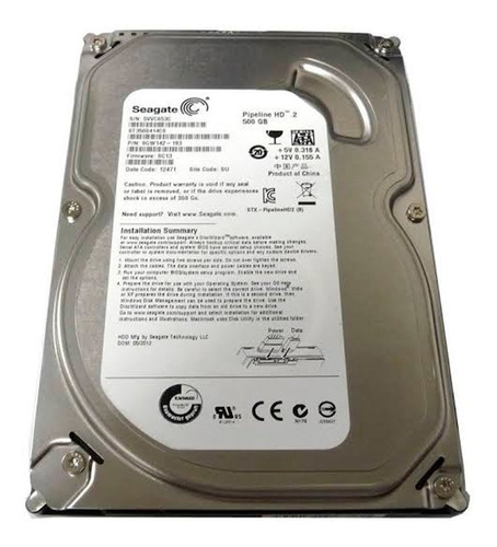 Disco Duro Interno 500gb Sata Ii 3.5 St3500414cs Seagate (Reacondicionado)