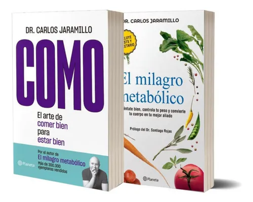 Pack Cómo + El Milagro Metabólico - Dr. Carlos Jaramillo