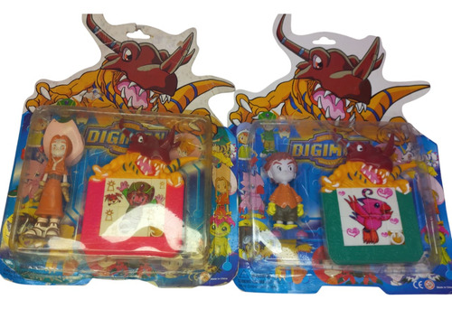 Dos Blister De Digimon De Los Personajes Mimi E Izzy