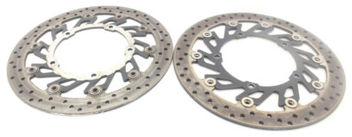 2009 Yamaha Yzf R1 Front Left Right Brake Rotors Discs 1 Cce