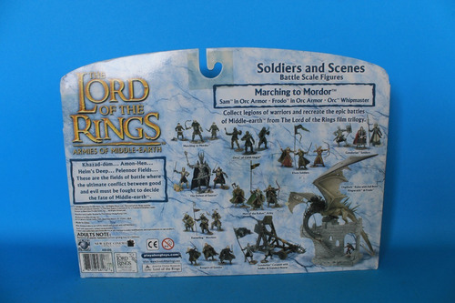 Sam, Frodo & Orc Whipmaster Play Along Lord Of The Rings (Usado)