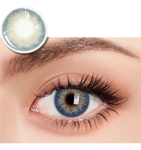 Lentes de contacto gris azulado hotsell