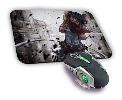 Mousepad 22x18 Mikasa Ackerman Attack On Titan Anime