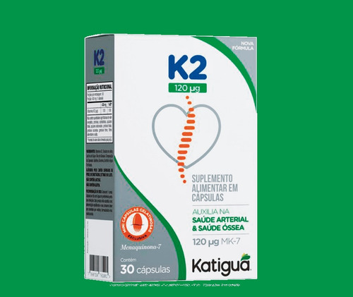 Kit 3 Vitaminas K2 120mg 100% Idr 30capsulas - Katigua Neutro
