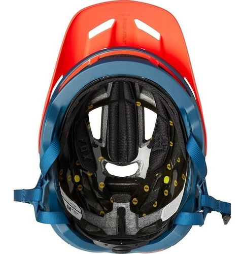 Casco Fox Speedframe Pro Azul/naranjo