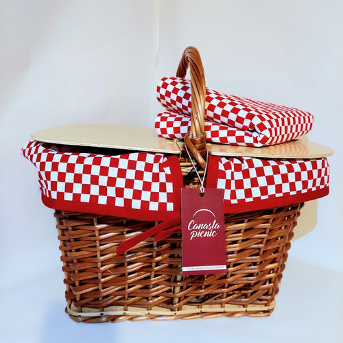 Canasta Picnic Vinera Con Complementos Kit Elemental 2