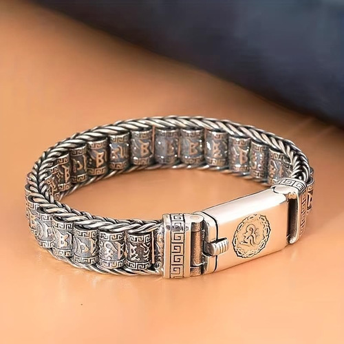 Pulsera De Plata De Ley 925 Feng Shui, Pulsera De La Fortuna