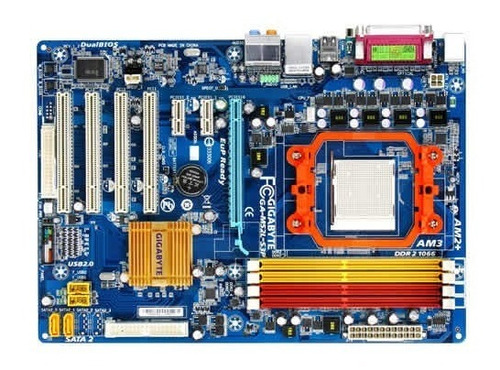 Tarjeta Madre Gigabyte M52l-s3p Ddr2, Cpu Ahtlon X2 