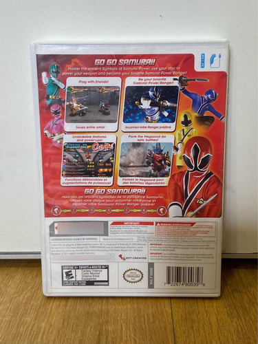 Power Rangers Samurai Wii (Usado)