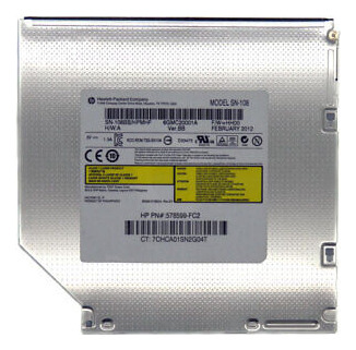 Hp Elitebook 6930 Sata Dvd-rom Drive Without Faceplate S Zzf