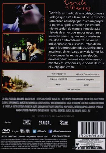 Dariela Los Martes Paola Nuñez Pelicula Dvd