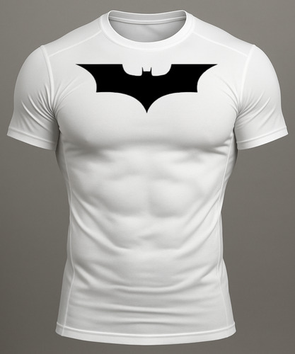 Playera Deportiva De Compresión, Licra, Gimnasio, Batman.