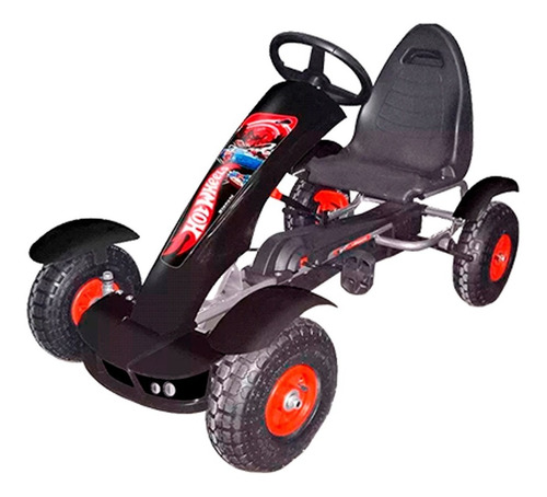 Kart A Pedal Hot Wheels Para Niño Niña  Go Kart Mvd Sport