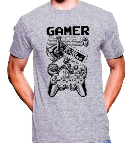 Camiseta Premium Dtg Videojuegos Estampada Gamer 01