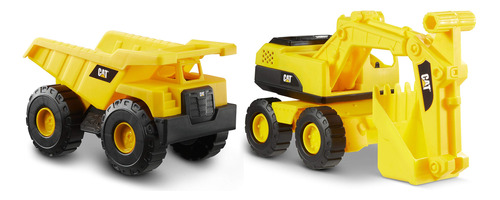 Cat Construction Tough Rigs 15 Camiones Volquete Y Excavador