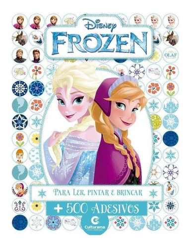 Livro 500 Adesivos Disney Frozen - Culturama