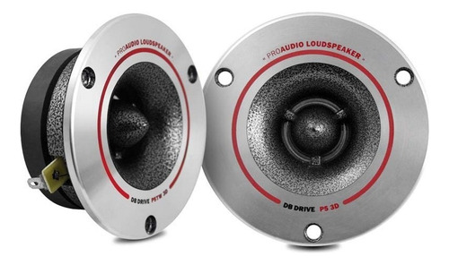 Par Tweeters Db Drive P5tw 3d 1 Pulg 300w Máx 4 Ohms Plateado